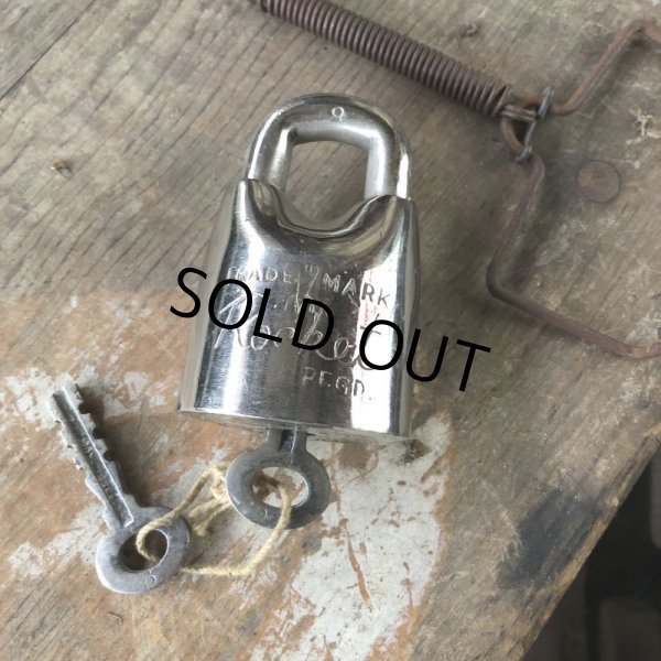 画像3: Vintage ROCKET TRADE MARK REGD. NO. 187933 Padlock (B881) (3)