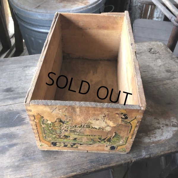 画像9: Vintage Wood Box KINGSFORD'S 6 lbs Silver Gloss Starch (M875) (9)