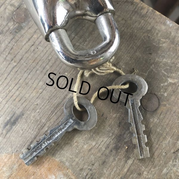 画像6: Vintage ROCKET TRADE MARK REGD. NO. 187933 Padlock (B881) (6)
