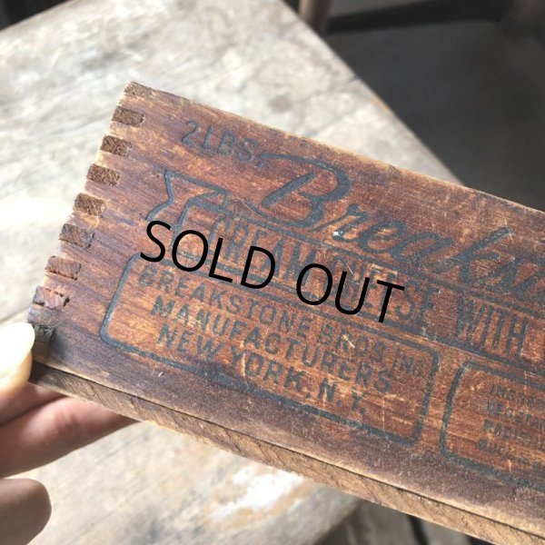 画像3: Vintage Wood Box Breakstone's 2lb Cream Cheese (M879) (3)