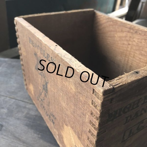 画像10: Vintage Wood Box HERCULES POWDER NO.2 10LB (M887) (10)