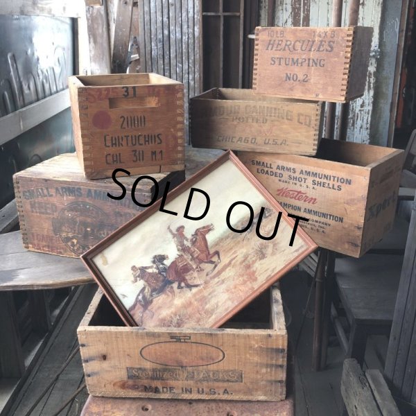 画像15: Vintage Wood Box HERCULES POWDER NO.2 10LB (M887) (15)