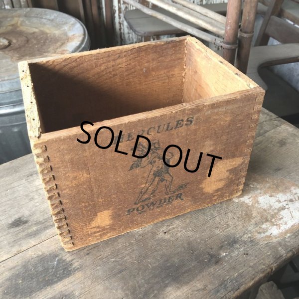 画像6: Vintage Wood Box HERCULES POWDER NO.2 10LB (M887) (6)