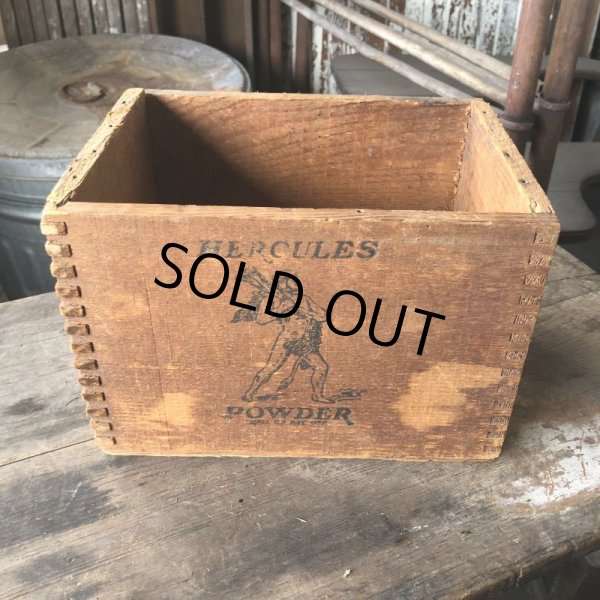画像7: Vintage Wood Box HERCULES POWDER NO.2 10LB (M887) (7)