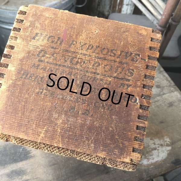 画像5: Vintage Wood Box HERCULES POWDER NO.2 10LB (M887) (5)