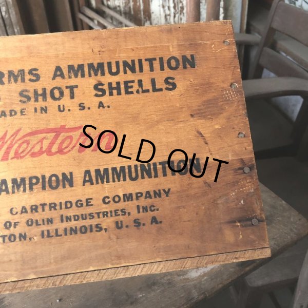 画像4: Vintage Wood Box Western Xpert LOADED SHOT SHELLS (M886) (4)