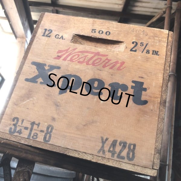 画像6: Vintage Wood Box Western Xpert LOADED SHOT SHELLS (M886) (6)