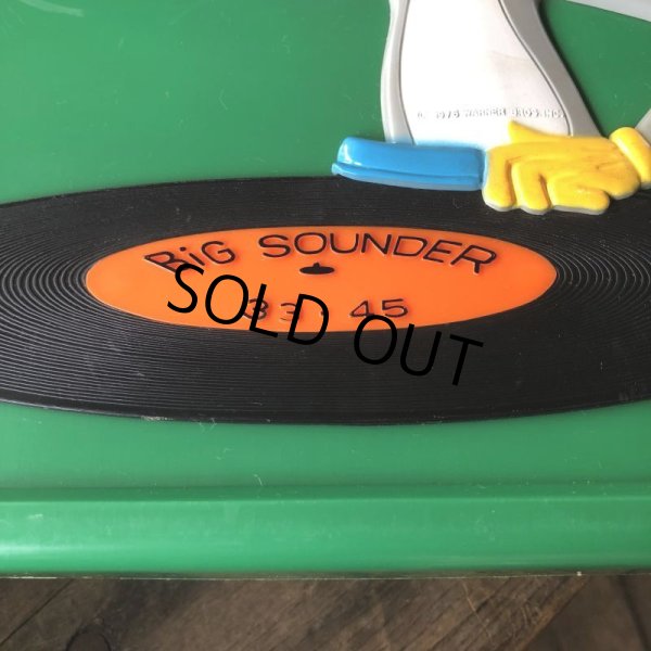 画像16: 70s Vintage Looney Tunes Bugs Bunny Janex D.J. Phonograph JUNK (M896) (16)