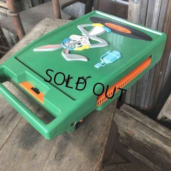 画像11: 70s Vintage Looney Tunes Bugs Bunny Janex D.J. Phonograph JUNK (M896) (11)