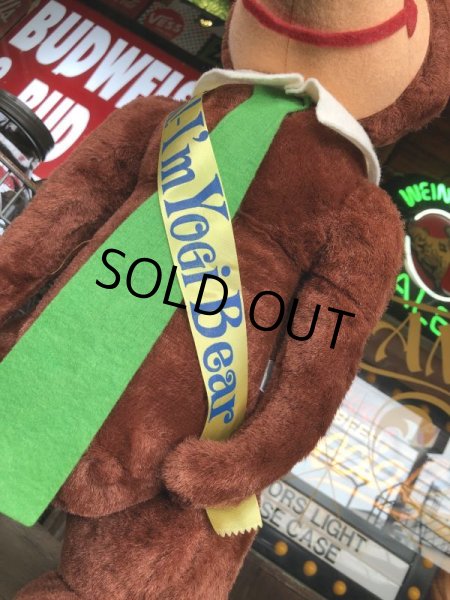 画像7: Vintage Sterling Best Ever Prod Hi! - I'm Yogi Bear Large Plush Doll (M938) (7)