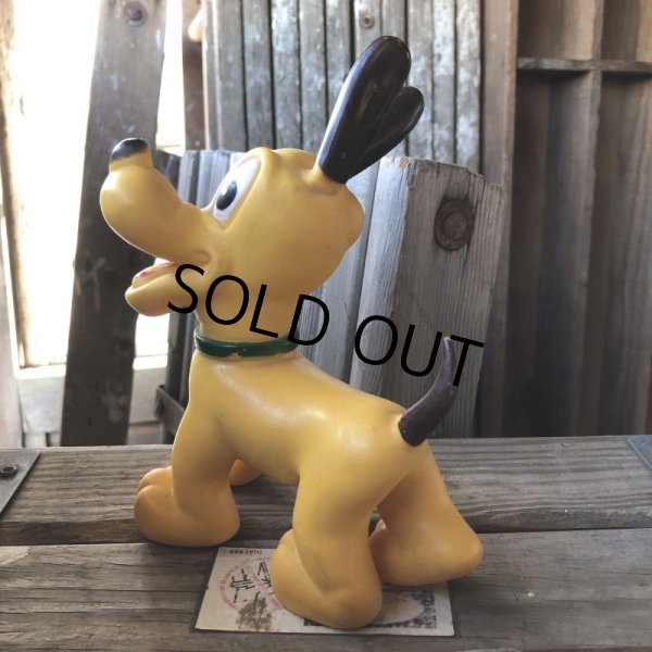 画像2: Vintage Japan Disney Pluto Rubber Doll (M936) (2)
