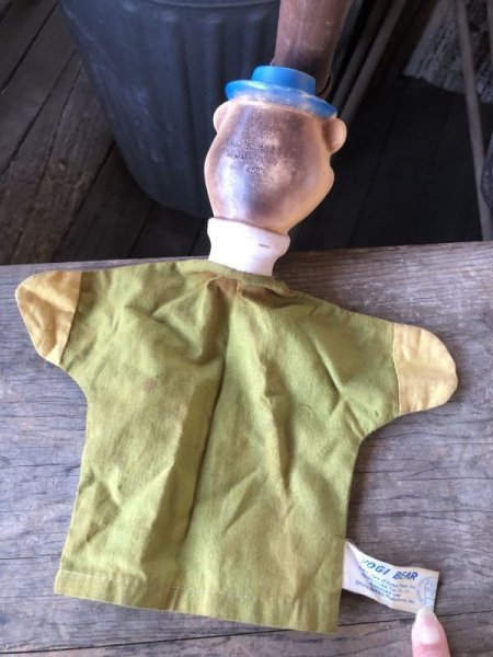 画像8: Vintage Knickerbocker Hand Puppet Hanna Barbera Yogi Bear (M944) (8)