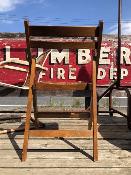 画像14: 50s Vintage Wooden Folding Chair Made in Romania (M949) (14)