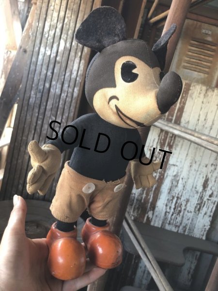 画像15: 30s Antique Mickey Mouse Knickerbocker Doll (M955)  (15)