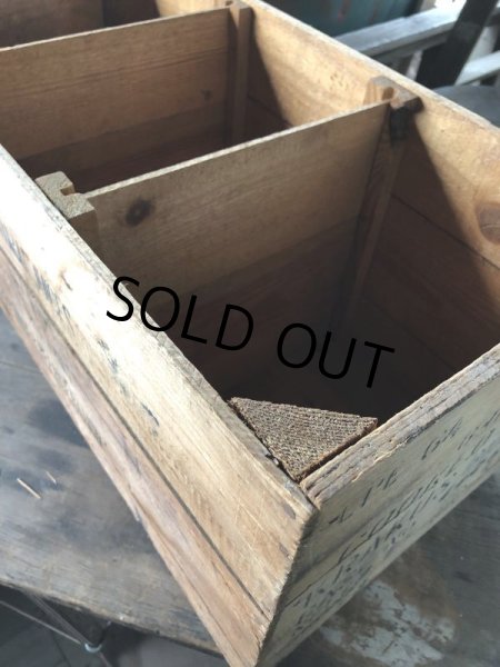 画像11: Vintage Advertising Wooden Crate Wood Box Cooked Ham Krakus Brand (M960) (11)