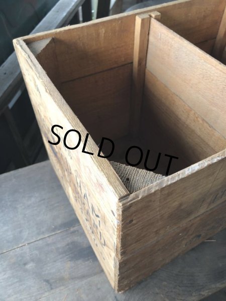 画像10: Vintage Advertising Wooden Crate Wood Box Cooked Ham Krakus Brand (M960) (10)