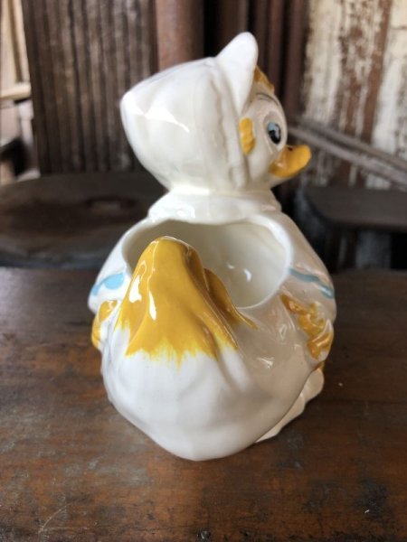 画像5: Vintage Ceramic Baby Planter Mother Goose Duck (M966)  (5)