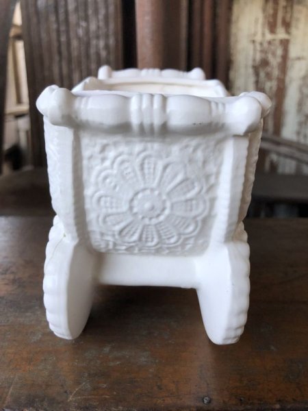 画像3: Vintage Ceramic Baby Planter Baby Buggy (M968)  (3)
