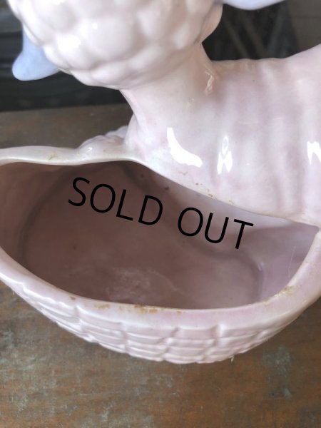 画像10: Vintage Ceramic Baby Planter Lamb Sheep (M963)  (10)