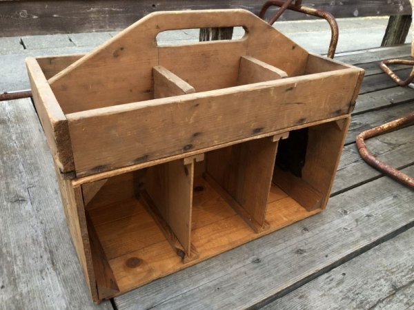 画像18: Vintage Wood Tool Caddy (M961) (18)