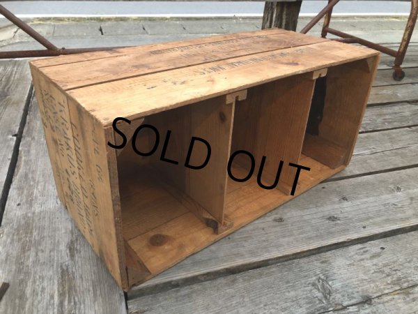 画像17: Vintage Advertising Wooden Crate Wood Box Cooked Ham Krakus Brand (M960) (17)