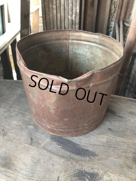 画像5: Vintage Metal Bucket Pail (M978) (5)
