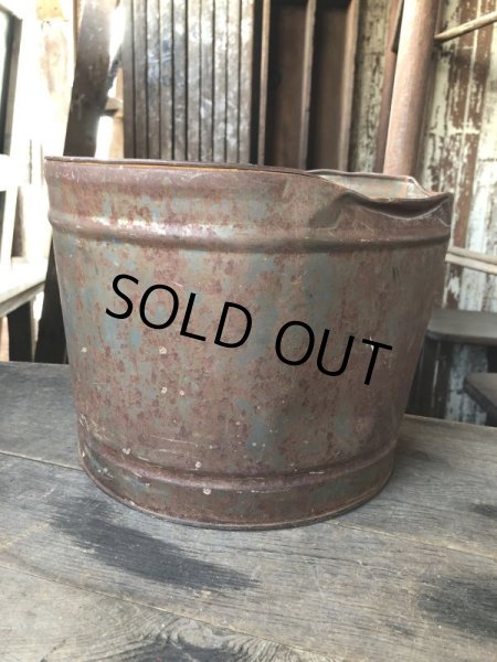 画像4: Vintage Metal Bucket Pail (M978) (4)