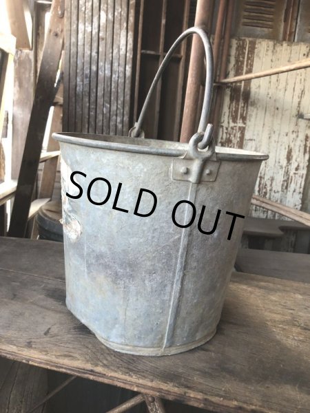 画像2: Vintage Metal Bucket Pail (M976) (2)