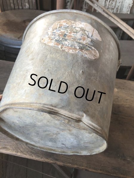 画像8: Vintage Metal Bucket Pail (M976) (8)
