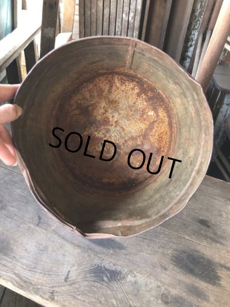 画像6: Vintage Metal Bucket Pail (M978) (6)