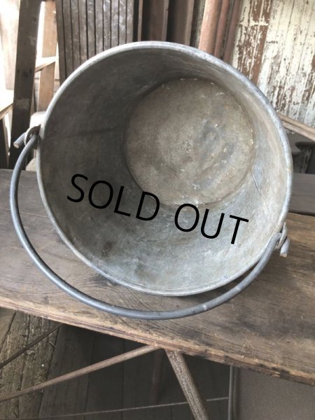 画像6: Vintage Metal Bucket Pail (M976) (6)