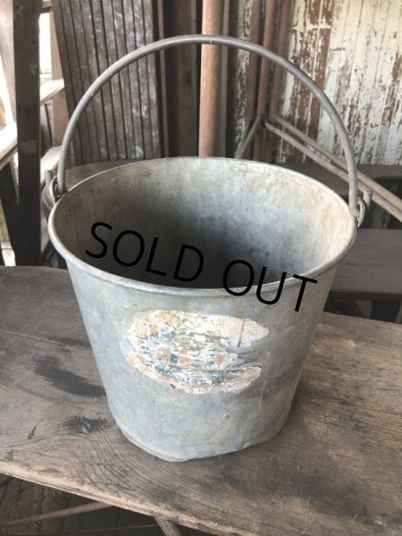 画像5: Vintage Metal Bucket Pail (M976) (5)
