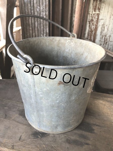画像4: Vintage Metal Bucket Pail (M976) (4)