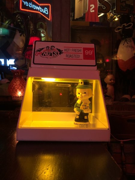 画像22: Vintage Advertising GO NUTS Countertop Dispenser Lighted Display Case (M980) (22)