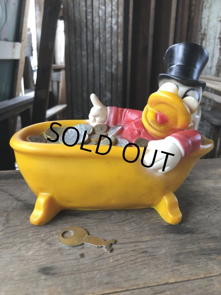 画像2: 80s Tpesor Uerag Disney Scrooge McDuck Coin Bank (M982)  (2)