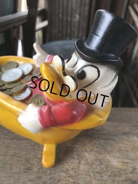 画像7: 80s Tpesor Uerag Disney Scrooge McDuck Coin Bank (M982)  (7)