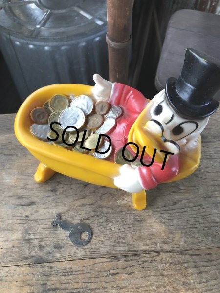 画像12: 80s Tpesor Uerag Disney Scrooge McDuck Coin Bank (M982)  (12)