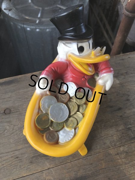 画像6: 80s Tpesor Uerag Disney Scrooge McDuck Coin Bank (M982)  (6)