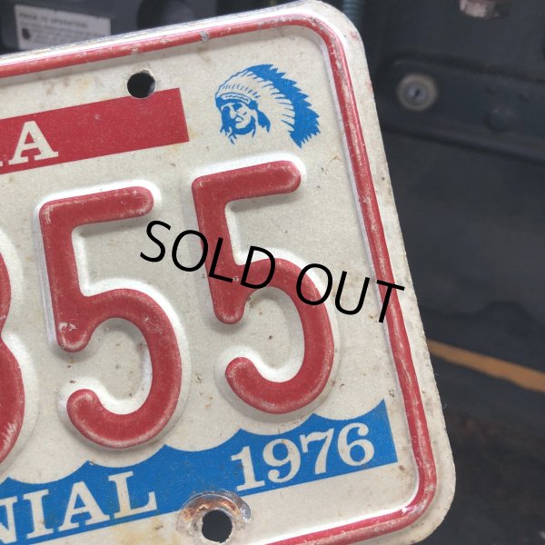 画像2: 70s Vintage American License Number Plate / NEBRASKA 59-H7355 (M878) (2)