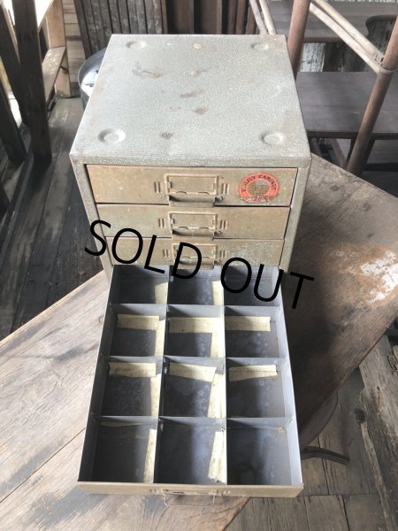 画像8: Vintage Union Chests 4 Drawer Mettal Tool Cabinet (M993)  (8)