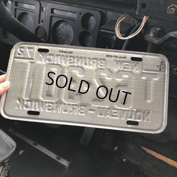 画像3: 70s Vintage Canada License Number Plate / NEW BRUNSWICK T62-301 (M851) (3)