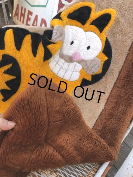 画像7: Vintage Garfield Blanket Tapestry Hard to Find ☆ (M994)  (7)