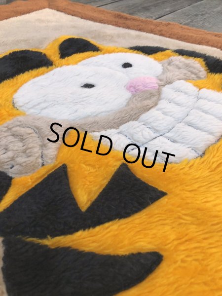 画像3: Vintage Garfield Blanket Tapestry Hard to Find ☆ (M994)  (3)