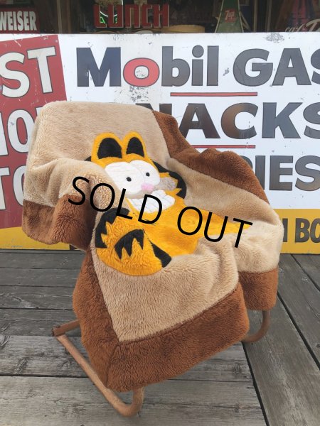 画像8: Vintage Garfield Blanket Tapestry Hard to Find ☆ (M994)  (8)