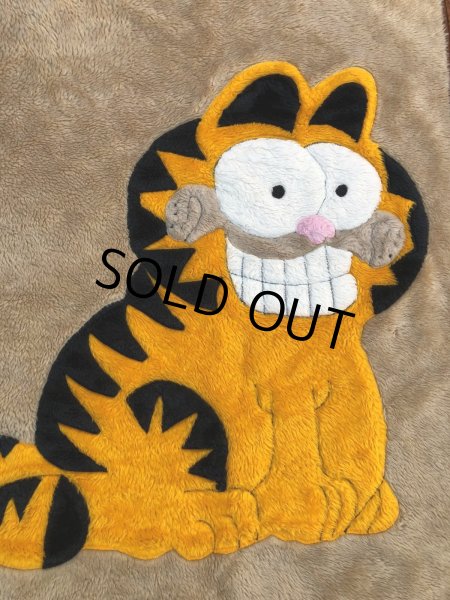 画像12: Vintage Garfield Blanket Tapestry Hard to Find ☆ (M994)  (12)