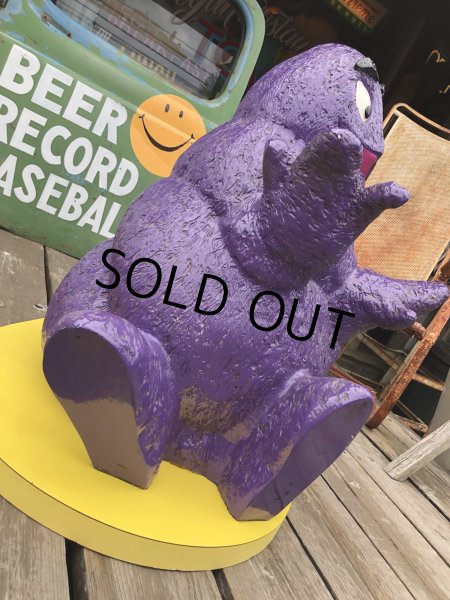 画像4: Vintage SETMAKERS McDonald's U.S.A Grimace Playland Statue Hard to Find ☆ (M995)  (4)