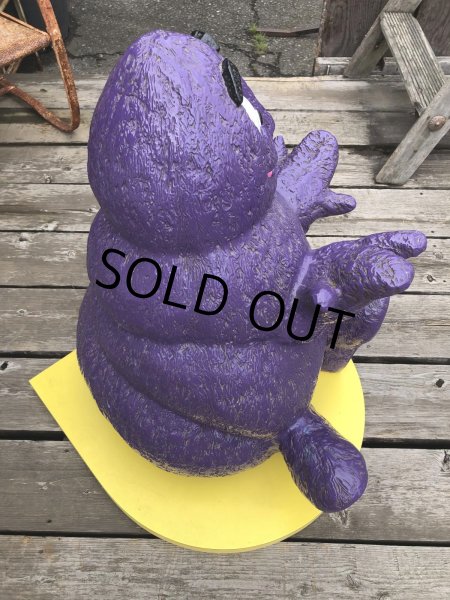 画像13: Vintage SETMAKERS McDonald's U.S.A Grimace Playland Statue Hard to Find ☆ (M995)  (13)