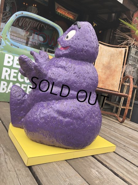 画像2: Vintage SETMAKERS McDonald's U.S.A Grimace Playland Statue Hard to Find ☆ (M995)  (2)