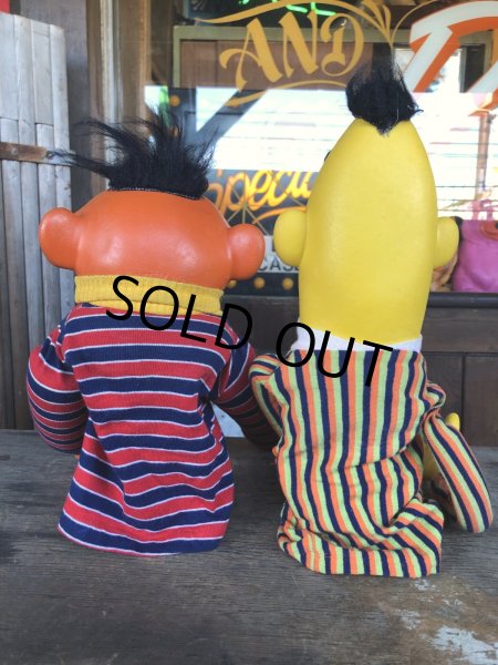 画像3: 70s Vintage Sesame Street Ernie and Bart Hand Puppet Set (R001)  (3)
