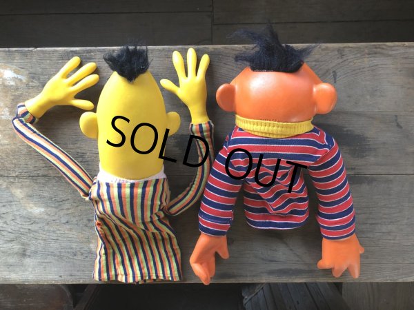 画像13: 70s Vintage Sesame Street Ernie and Bart Hand Puppet Set (R001)  (13)